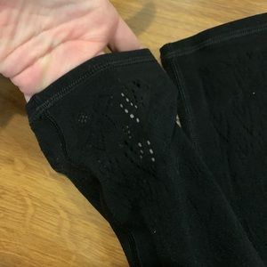 lululemon stitched leggings size 12 black